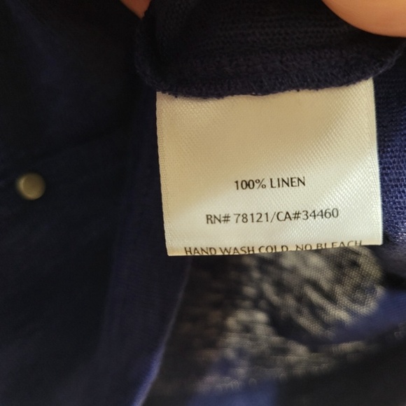 Eileen Fisher Linen Top - Picture 4 of 5